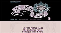 Desktop Screenshot of lafetefatale.net