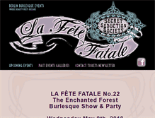 Tablet Screenshot of lafetefatale.net